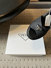 Prada Monolith buckle sandals black - 5