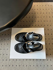 Prada Monolith buckle sandals black - 4