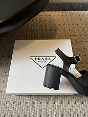 Prada Monolith buckle sandals black - 2