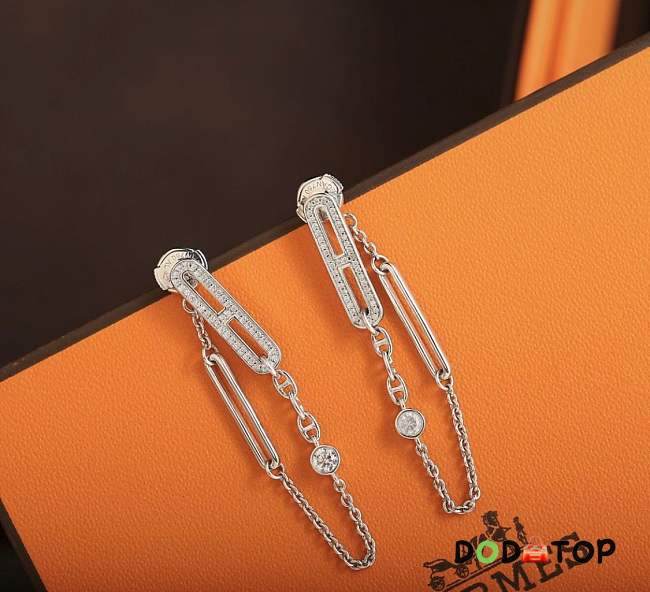 Hermes earing silver - 1