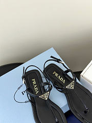 Prada Patent leather thong sandals black - 5