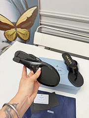 Prada Patent leather thong sandals black 5.5cm - 2