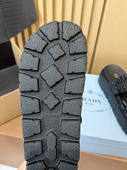 Prada Matelassé nappa leather flatform slides  - 2