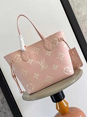 Louis Vuitton Neverfull pink bag size 32x29x17cm - 1