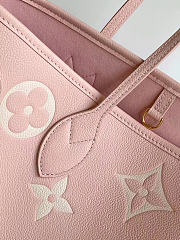 Louis Vuitton Neverfull pink bag size 32x29x17cm - 3