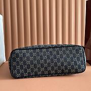 Gucci Tribeca tote bag denim size 38x29.5x13cm - 4