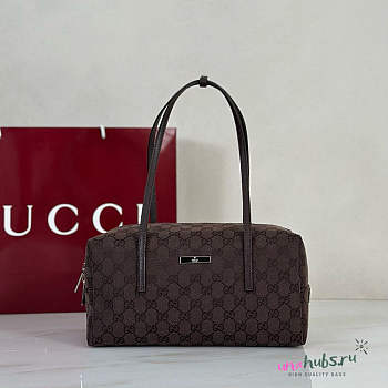 Gucci Melrose medium boston bag brown 29x14x15cm