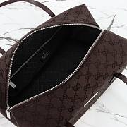 Gucci Melrose medium boston bag brown 29x14x15cm - 5