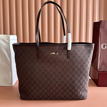 Gucci Tribeca tote bag brown size 38x29.5x13cm