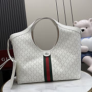 Gucci Giglio large tote bag white perforated 60x47x16cm - 1