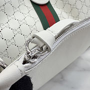 Gucci Giglio large tote bag white perforated 60x47x16cm - 5