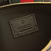 Gucci Giglio small tote bag black perforated 25x20x15cm - 5