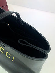 Gucci NY large leather black tote bag size 42x30x18cm - 5