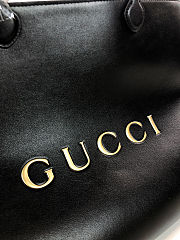 Gucci NY large leather black tote bag size 42x30x18cm - 2