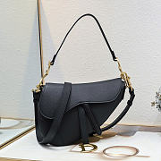 Dior Saddle Bag black Size 25.5x20x6.5 - Code Faith for 25% off - 4