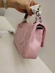 Chanel CF Lambskin Light Pink Silver bag Size 25 cm - Code CMiller for 25% off - 2