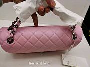 Chanel CF Lambskin Light Pink Silver bag Size 25 cm - Code CMiller for 25% off - 4