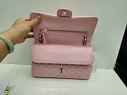 Chanel CF Lambskin Light Pink Silver bag Size 25 cm - Code CMiller for 25% off - 5