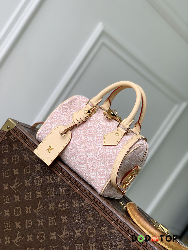 Louis Vuitton Speedy Bandoulière 20 pink bag size 20.5 x 13.5 x 12 - 1