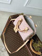 Louis Vuitton Speedy Bandoulière 20 pink bag size 20.5 x 13.5 x 12 - 5