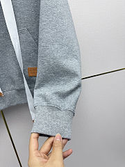 Louis Vuitton Contrast Drawstring Hoodie gray - 3