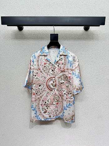 Louis Vuitton  Flower Foulard Short-Sleeved Shirt 
