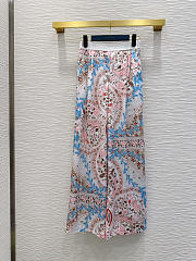 Louis Vuitton  Flower Foulard Wide-Cut Pants  - 1