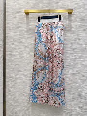 Louis Vuitton  Flower Foulard Wide-Cut Pants  - 3