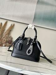 Louis Vuitton Alma BB Black Epi 23.5x17.5x11.5cm - 1