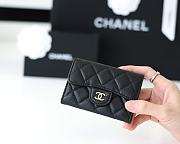Chanel wallet black 11x7cm - 1
