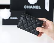Chanel wallet black 11x7cm - 2