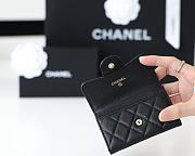 Chanel wallet black 11x7cm - 3