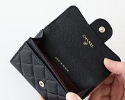 Chanel wallet black 11x7cm - 4
