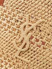 YSL Saint Laurent PANIER in raffia Natural bag 44 x 22 x 22 cm - 3