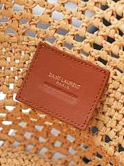 YSL Saint Laurent PANIER in raffia Natural bag 44 x 22 x 22 cm - 2