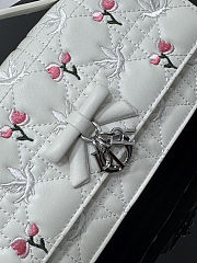 Dior Mini Bag White size 21 x 11.5 x 4.5 cm - 2