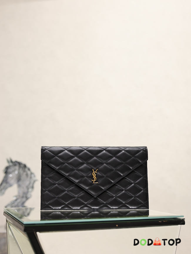 Ysl logo black bag size 27x16x2cm - 1
