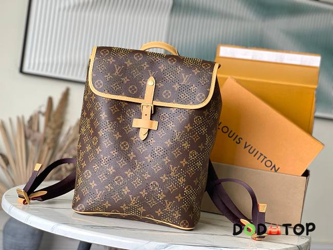 Louis Vuitton Flaneur Backpack Monogram Yellow 39x30x13.5cm - 1