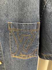 LV Short-Sleeved Denim Shirt men - 2