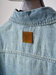 LV Short-Sleeved Denim Shirt men - 01 - 2