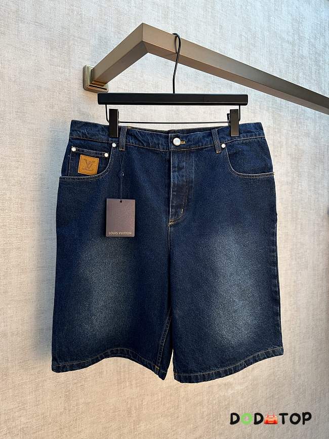 LV Denim Shorts men - 1