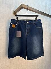 LV Denim Shorts men - 1