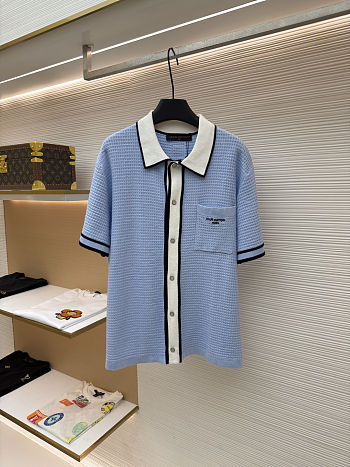LV Waffle Signature Short-Sleeved Shirt men