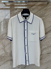 LV Waffle Signature Short-Sleeved Shirt white men - 1
