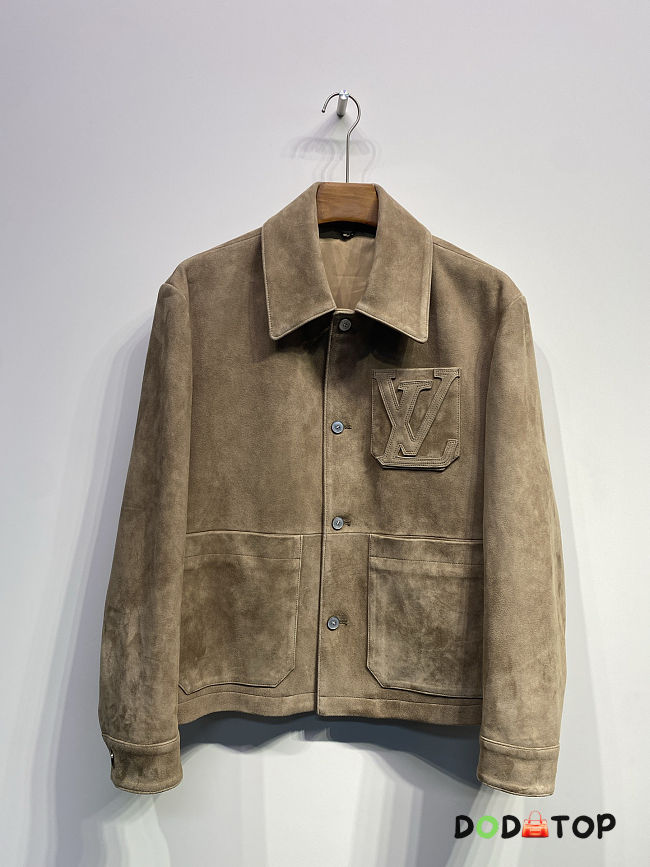 LV Light Suede Workwear Jacket men - 1