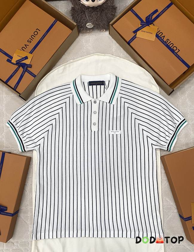 LV Short-Sleeved Tennis Polo Shirt men - 1