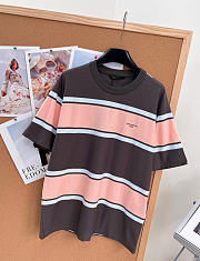 LV Striped Short-Sleeved T-Shirt men -01 - 6
