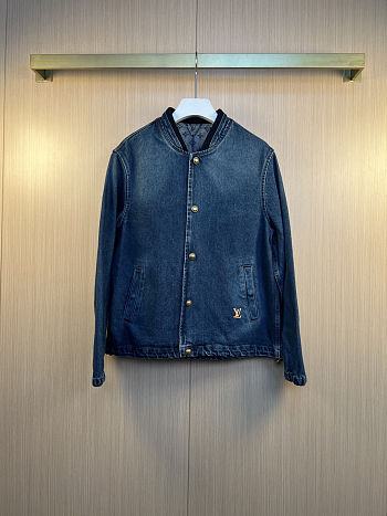 LV Denim Coach Jacket men