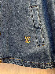 LV Denim Coach Jacket men - 6