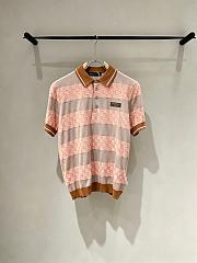 LV Damier Striped Polo Shirt men - 1